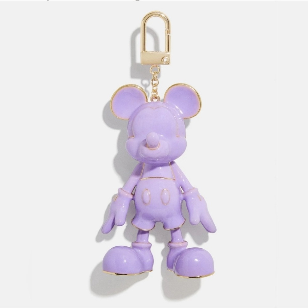 ✨️💜 BAUBLEBAR Disney Mickey Mouse Monochromatic purple Bag Charm Key Chain ✨️💜